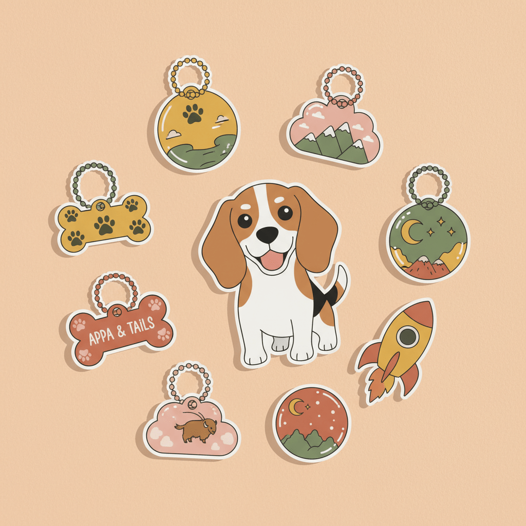 De perfecte hondenpenning kiezen: een gids voor unieke Appa & Tails designs