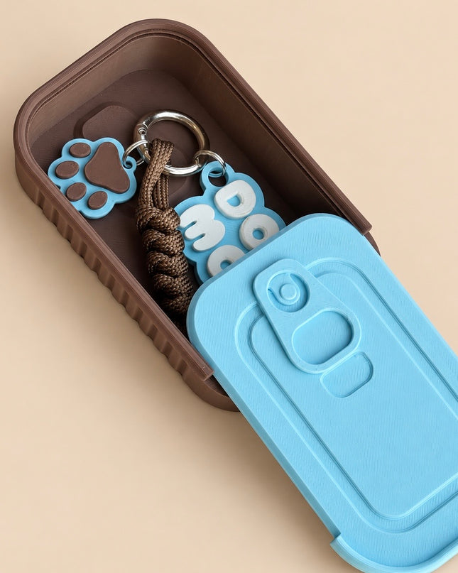 Dog Mom sleutelhanger met opbergdoosje